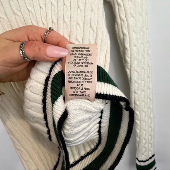 Cable Knit Varsity Sweater – Women’s Small (Republic Clothing Corp) - Picture 5 of 7